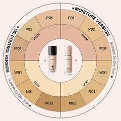 CARSLAN foundation applied with fingers for natural seamless coverage.