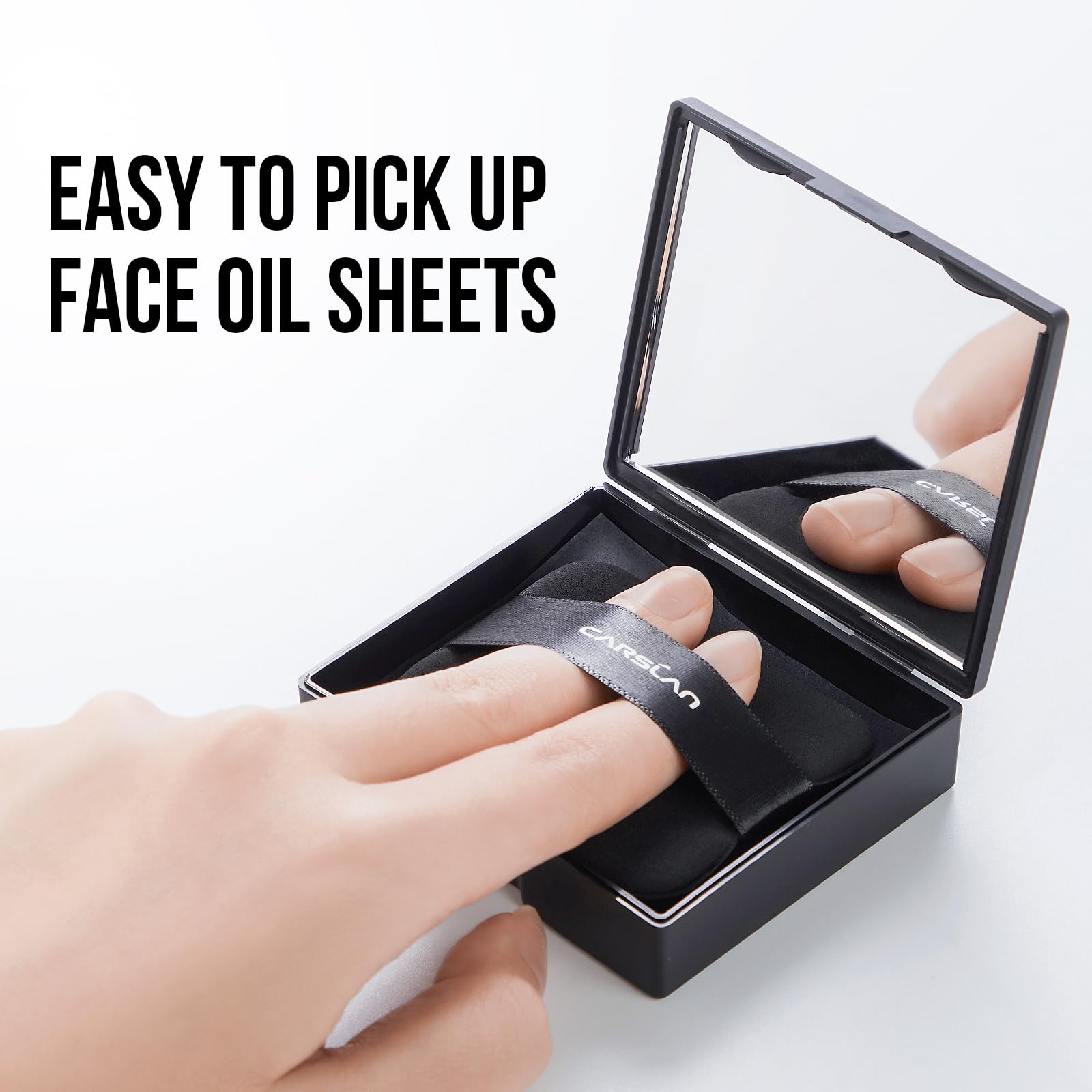 CARSLAN oil-control blotting papers suit oily and combination skin types
