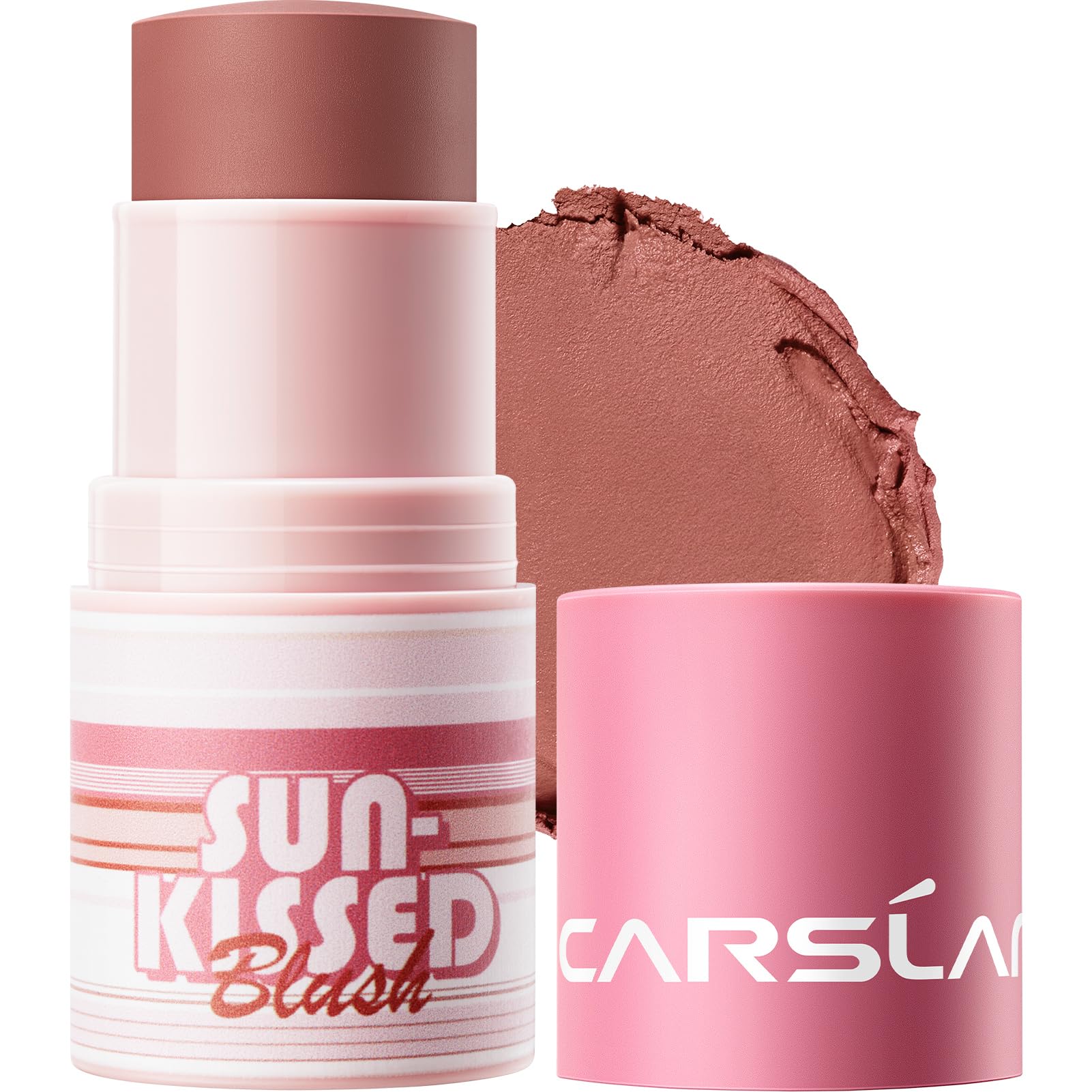 CARSLAN Sun Kissed packaging highlights vegan cream stick for easy all-in-one makeup