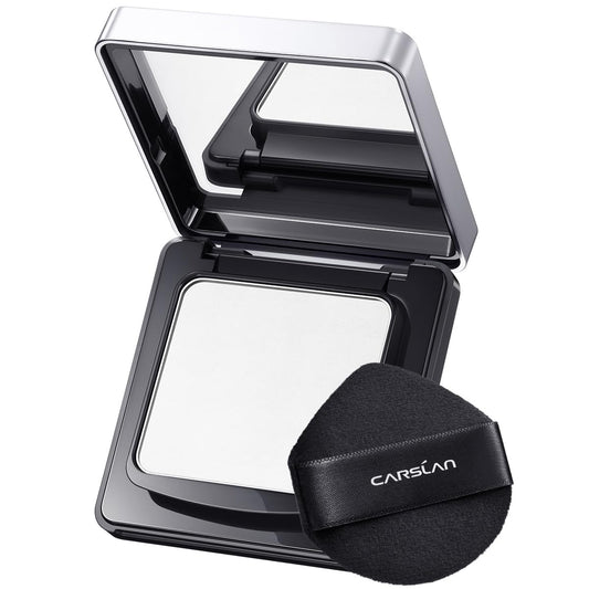 CARSLAN waterproof face pressed powder compact for long-lasting oil control