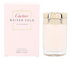 Cartier Baiser Vole spray front view with elegant flacon highlighting long-lasting scent