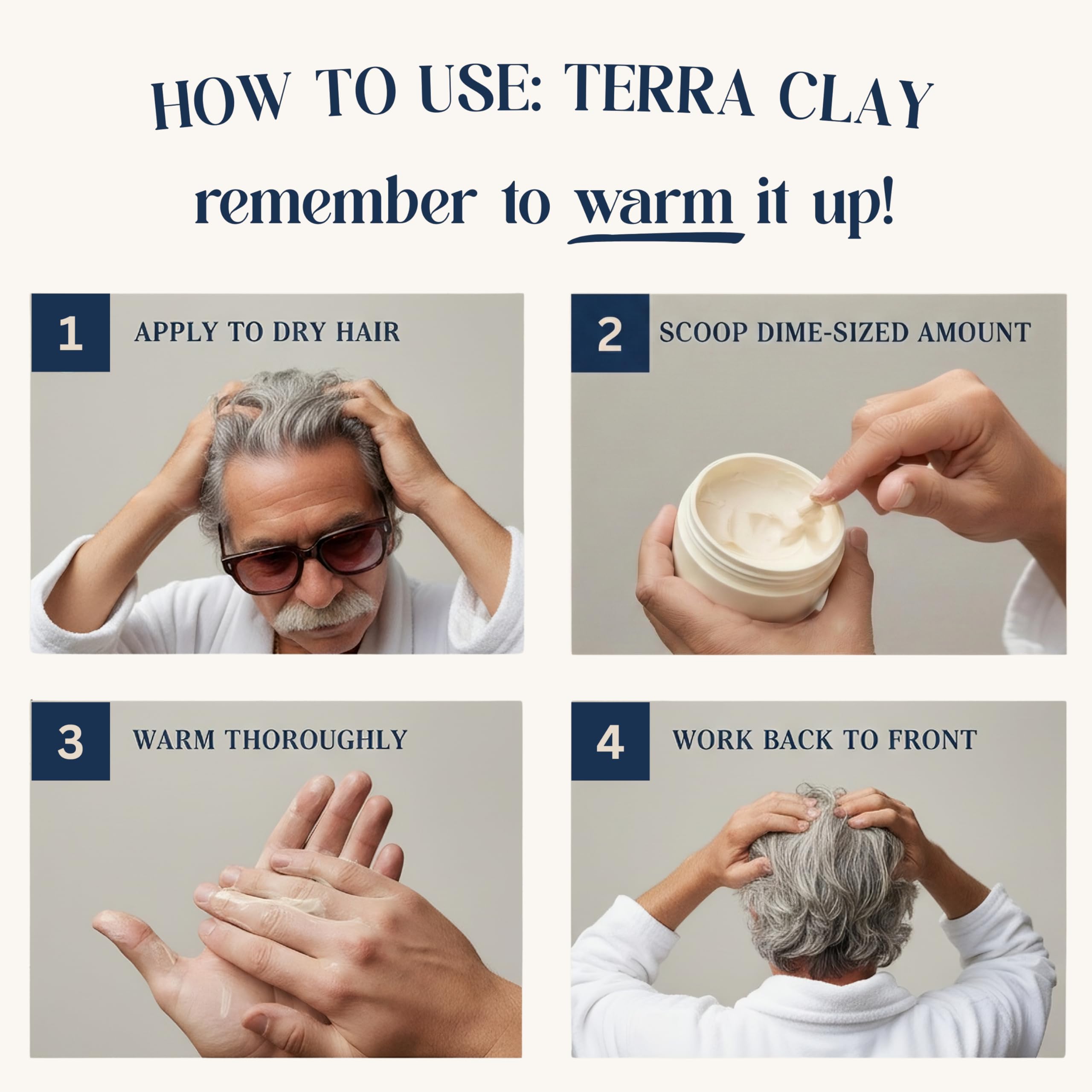 Casa Di Canio Terra Clay fragrance-free label emphasizes neutral care.