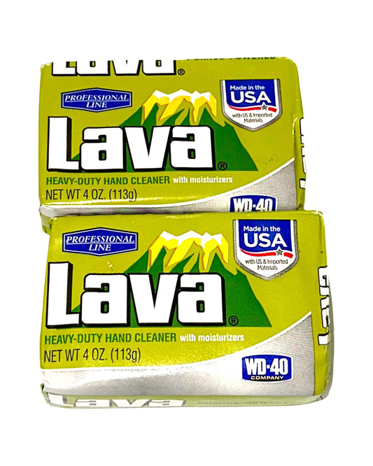 CASI HOME Lava 4 oz bar label close-up highlighting moisturizers.