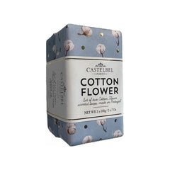 Castelbel Porto cotton flower soaps set packaging, gift-ready presentation.