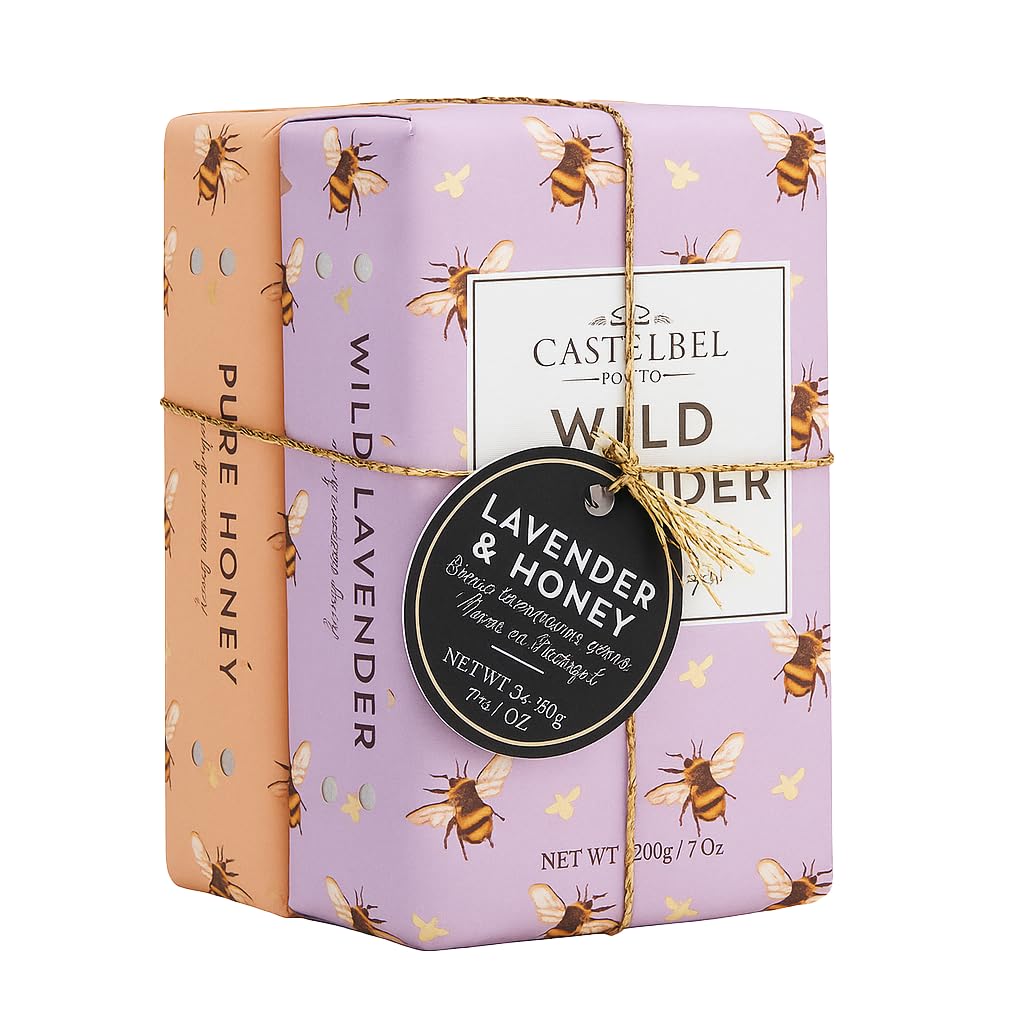 Castelbel Porto Wild Lavender soap bar for a calming bath ritual and lasting scent.