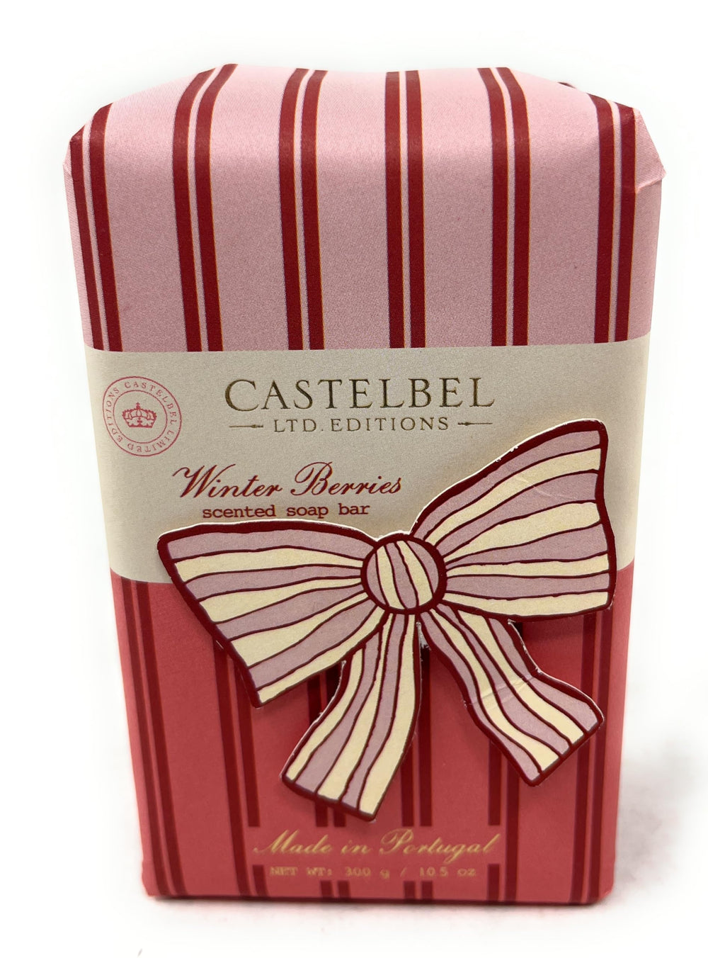 Castelbel Winter Berries soap bar with luxurious fragrance for daily cleansing and pampering.