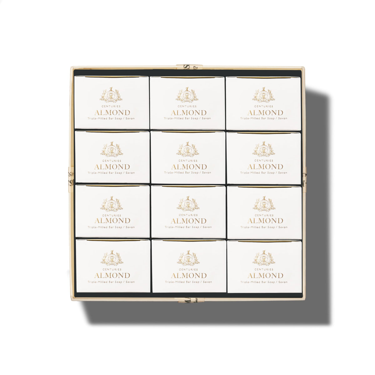 Caswell-Massey Almond gift set packaging highlighting premium gifting appeal