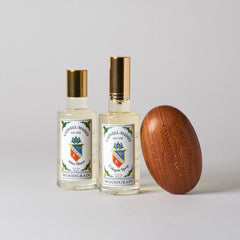 Caswell-Massey heritage craftsmanship and fragrance in a soap display