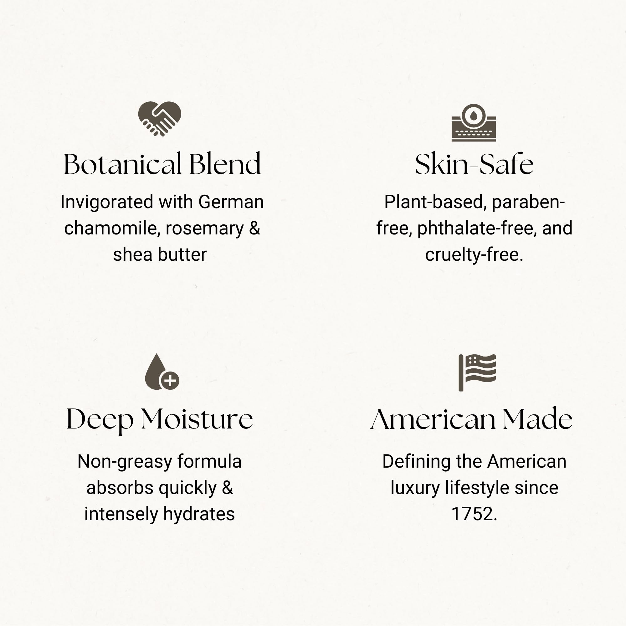 Cream swirl on skin shows smooth application and immediate softness.