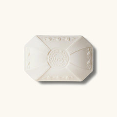 Caswell-Massey Gardenia soap with gardenia blossoms hints at natural fragrance