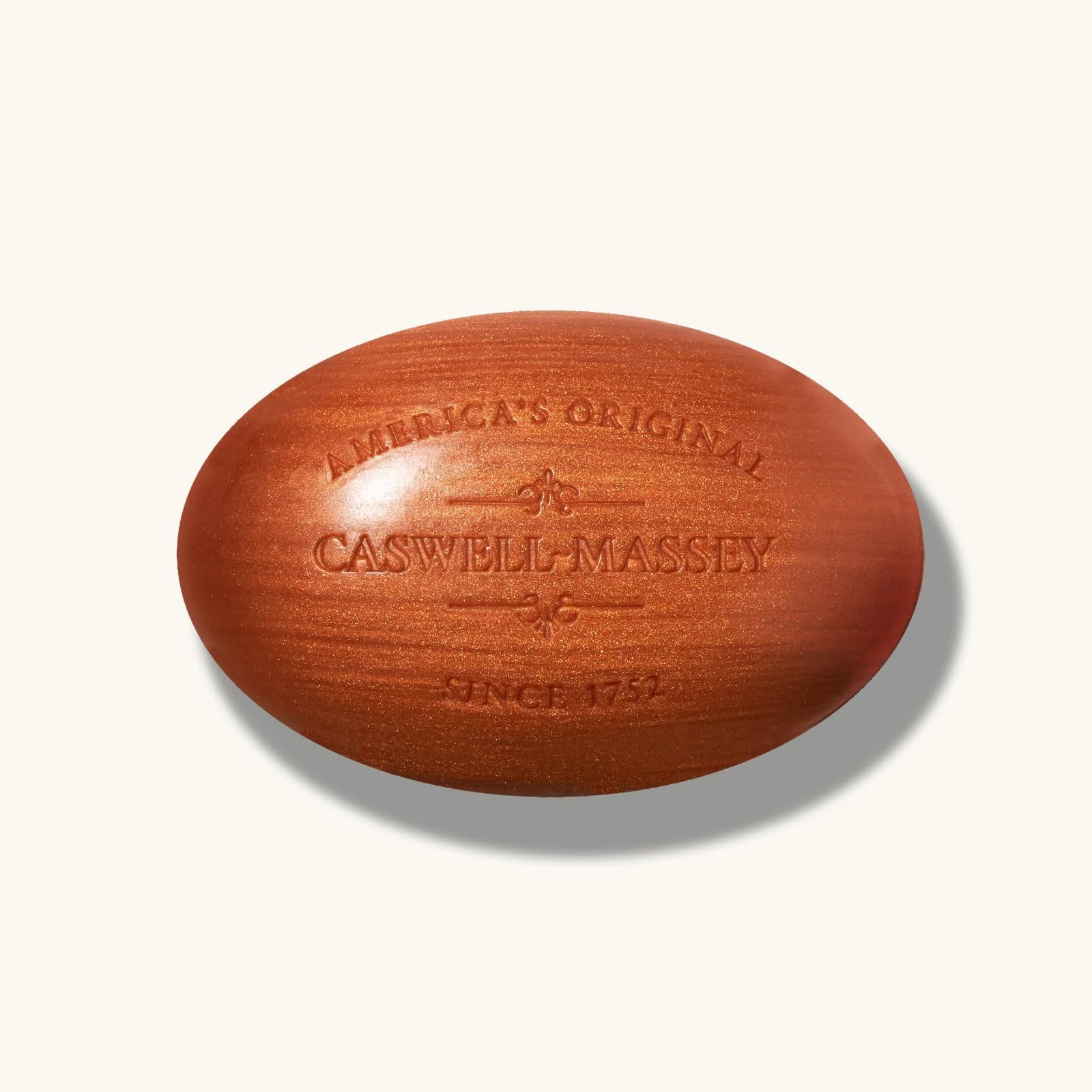 Caswell-Massey made-in-USA soap pack on a clean surface