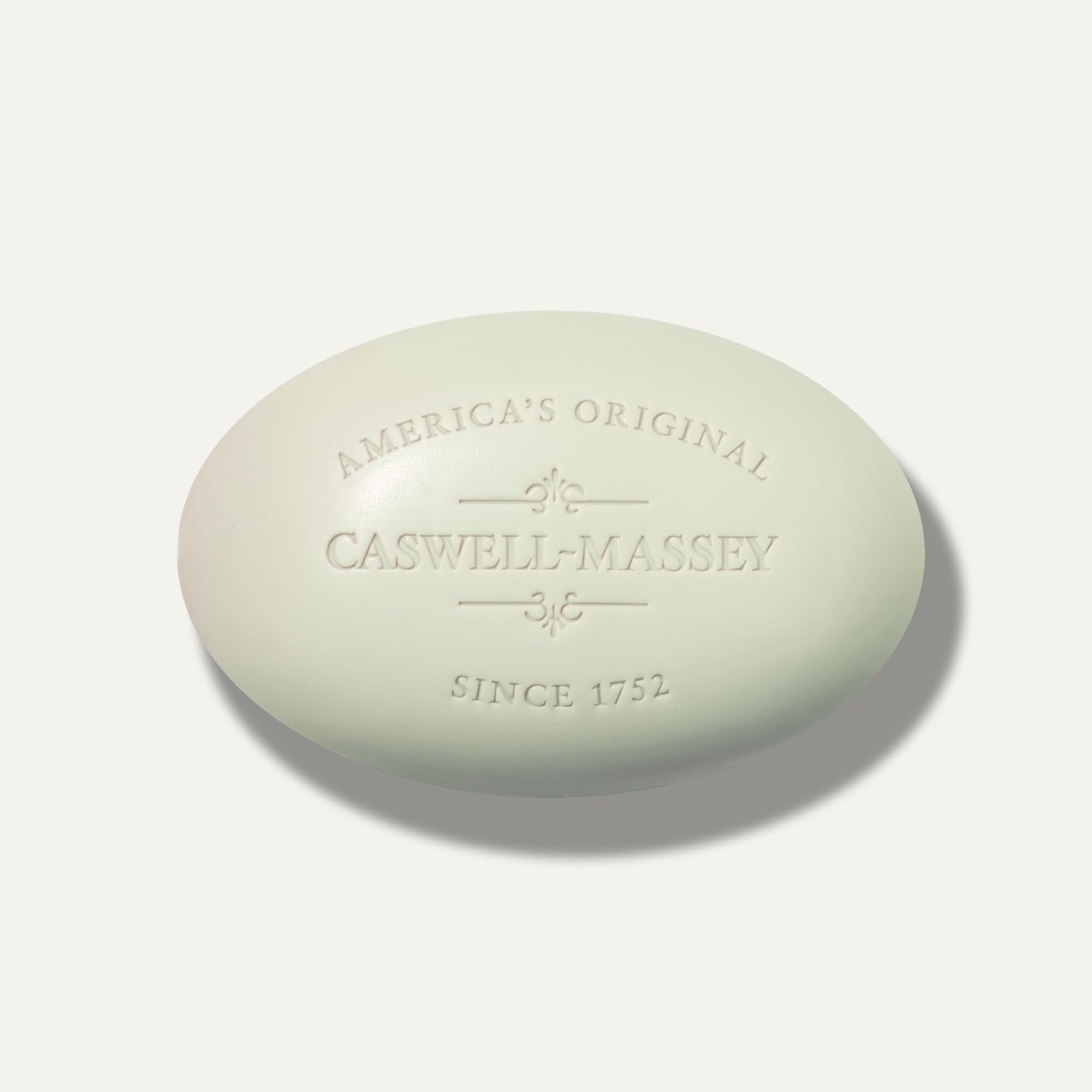 Caswell-Massey moisturizing body soap keeps skin hydrated during shower.