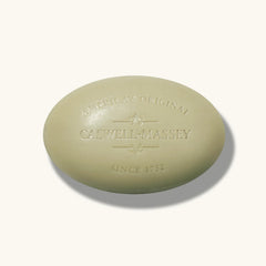 Caswell-Massey ROS bar soap 5.8 oz size shown in packaging
