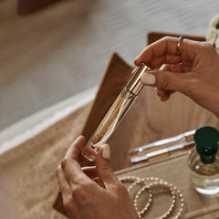 Smoky cypriol note complements Caswell-Massey sandalwood fragrance for evenings.