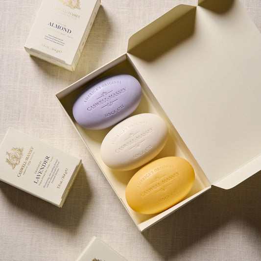 Caswell-Massey Verbena soap bar offering refreshing citrus cleansing.