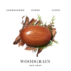 Caswell-Massey Woodgrain Sandalwood gift set ready for unboxing and gifting