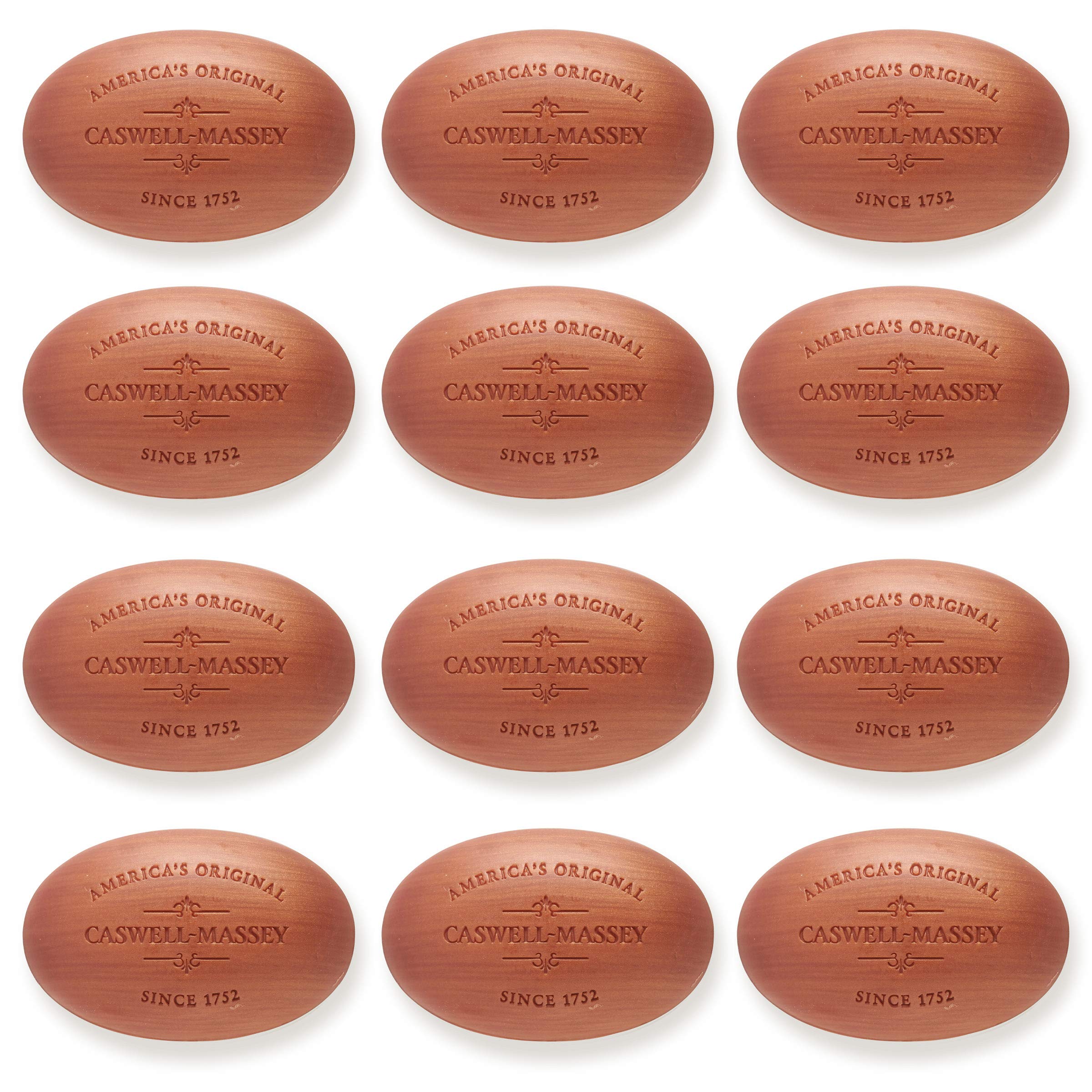 Caswell-Massey Woodgrain Sandalwood soap in bath setup demonstrates everyday care