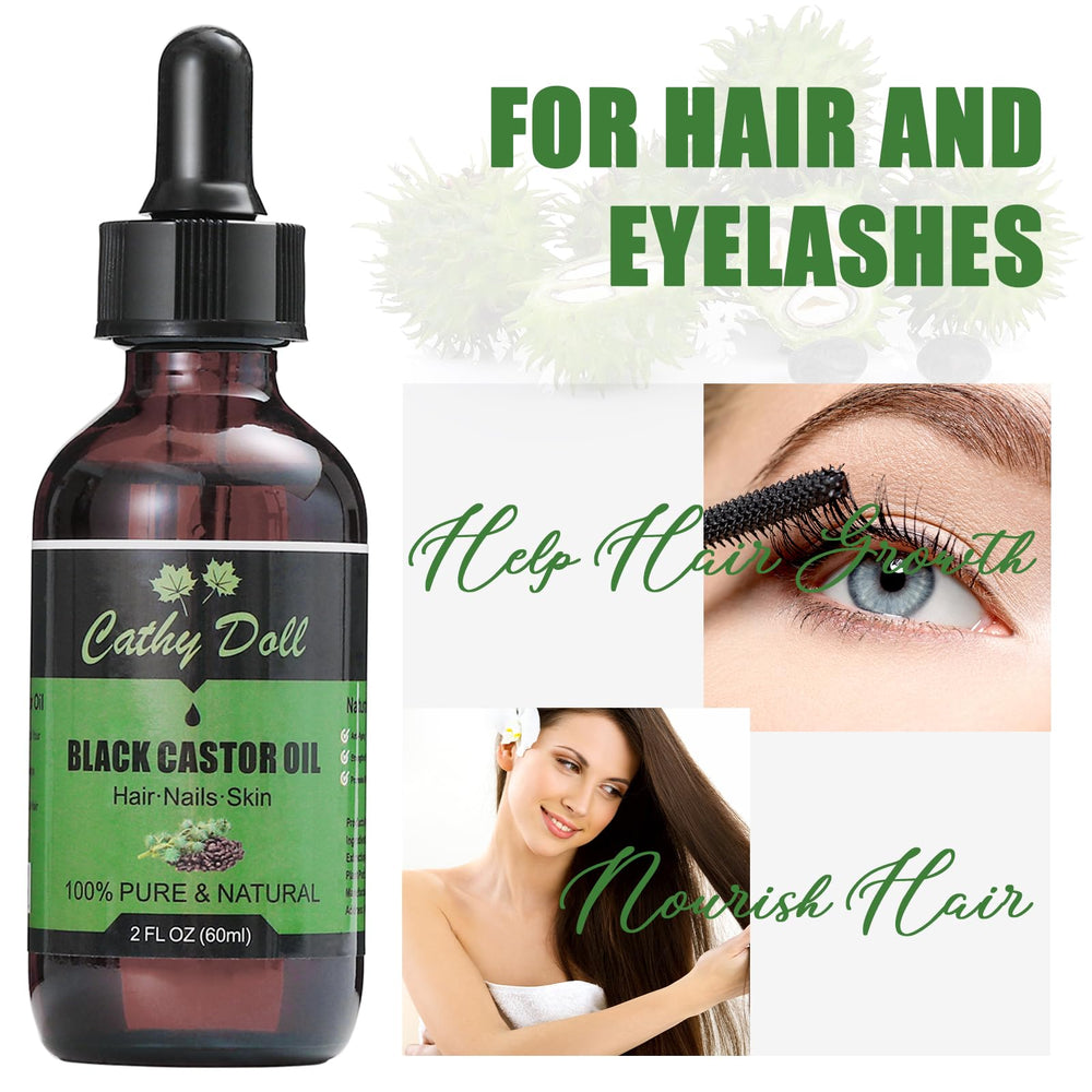 Cathy Doll eyelash eyebrow oil brush shows lash and brow care.