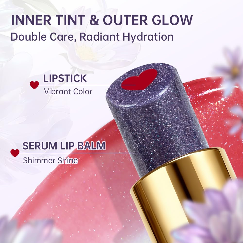 Catkin cute 2-in-1 lip balm gloss for on-the-go charm.