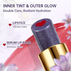 Catkin cute 2-in-1 lip balm gloss for on-the-go charm.