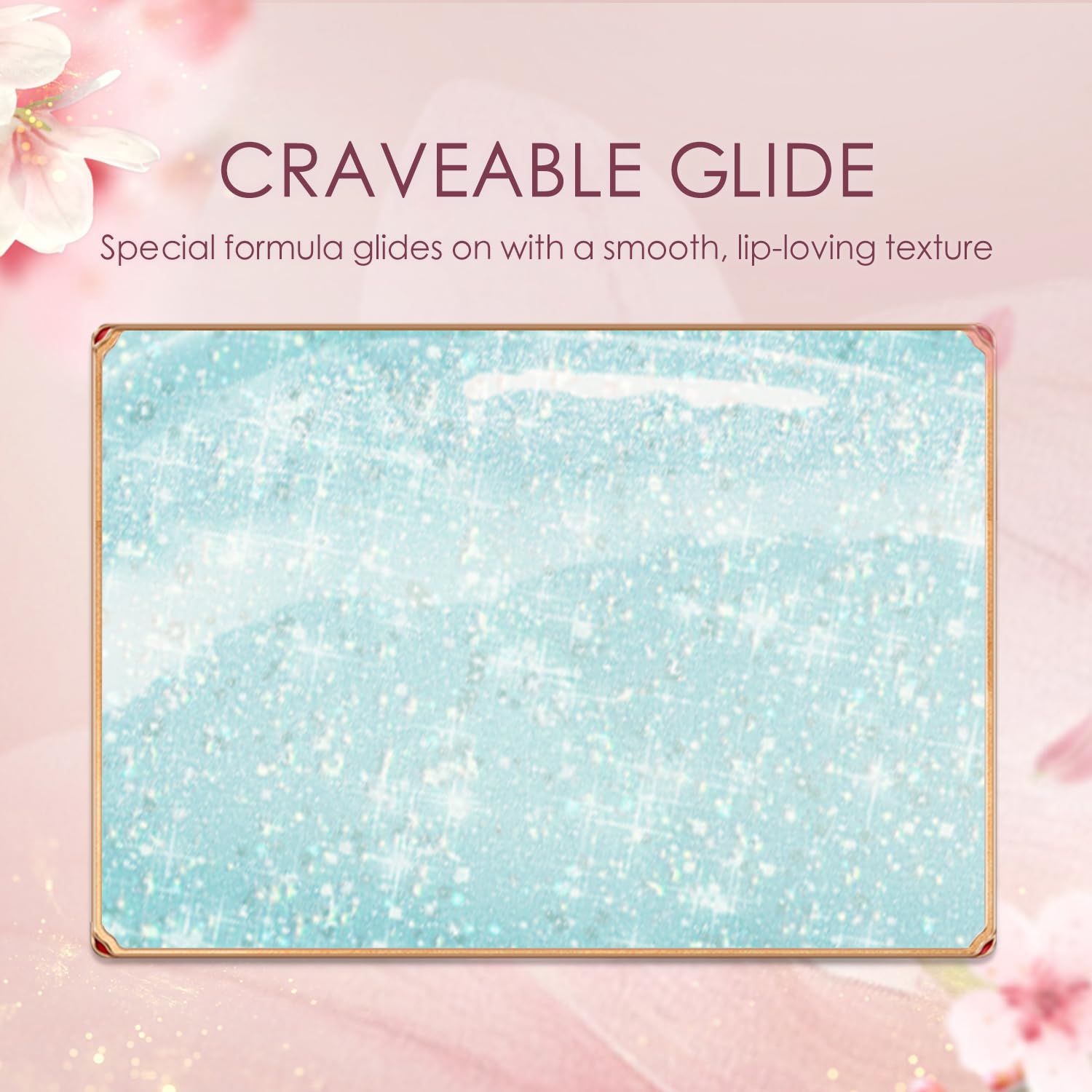 Catkin Mermaid lip glow lasts, improving lip texture and color.