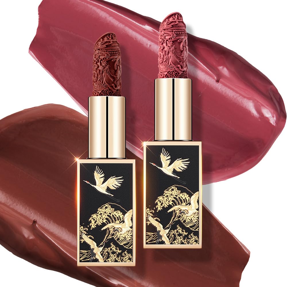 Catkin Moist Lipstick outer case with artful design and premium packaging
