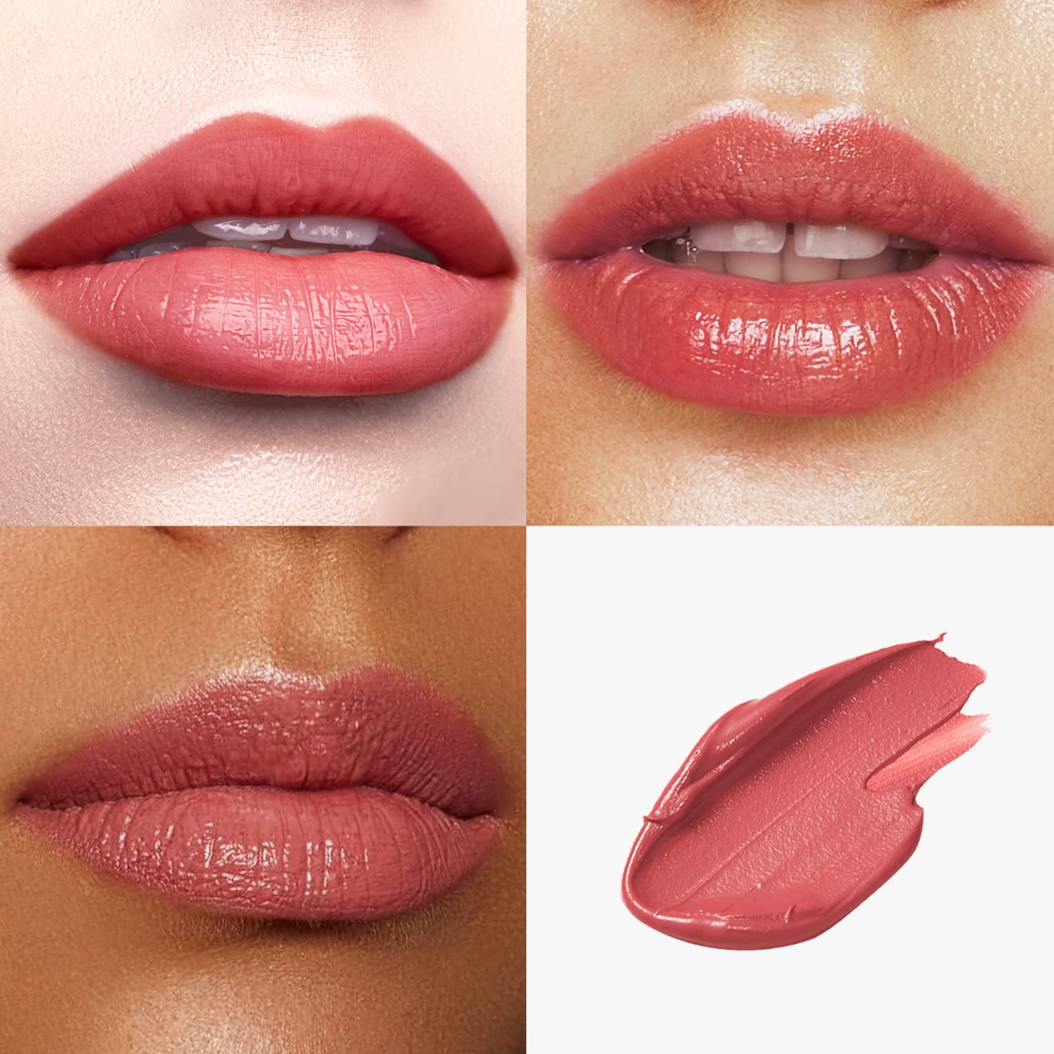 Catkin Moist Lipstick swatch on skin shows rich pink glow and buildable color.