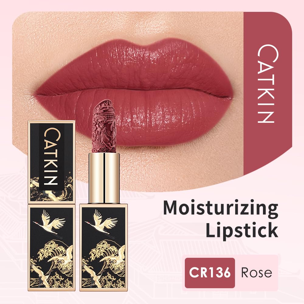 Catkin Moist Lipstick enriched with Vitamin E and Avocado Oil for lips