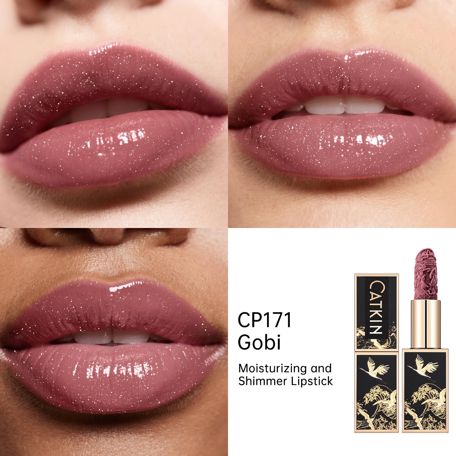 Catkin Moist Lipstick ingredients include Vitamin E and avocado oil