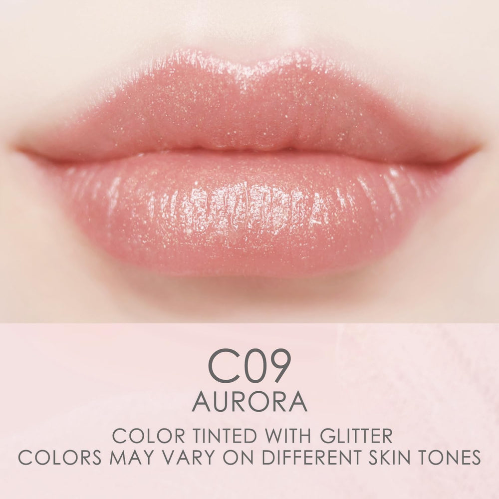 Catkin lip balm with color-change effect activated by lips pH