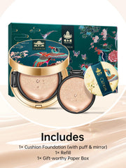 Catkin Phoenix Cushion swatch application shows buildable coverage