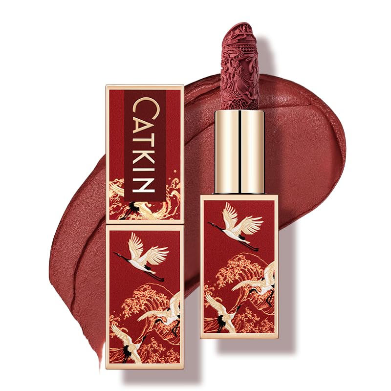 Catkin semi matte lipstick outer case with elegant packaging suitable for gifting