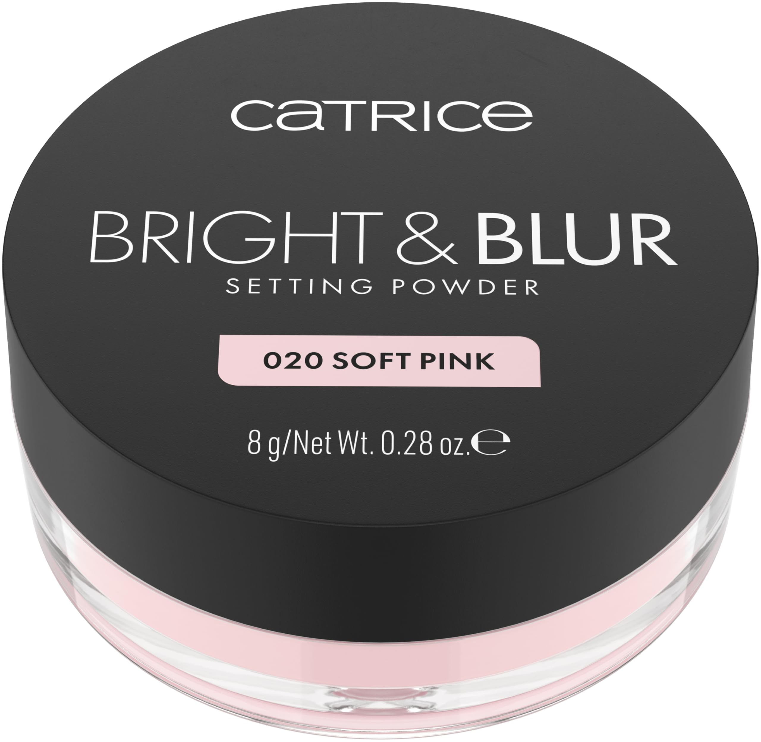 Catrice Bright and Blur Soft Peach 030 powder enhances warm undertones.