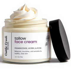 Cattle Creek Mercantile whipped tallow moisturizer with silky texture for daily hydration
