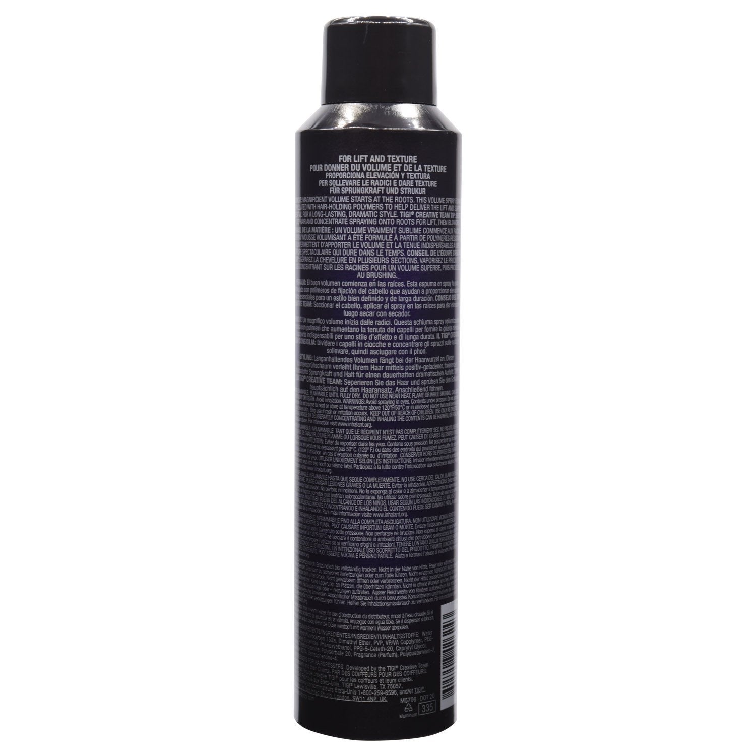 CATWALK by TIGI Root Boost application demonstrates texture and long-lasting volume