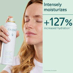 Caudalie Grape Water Mist spray application for quick skin refresh.