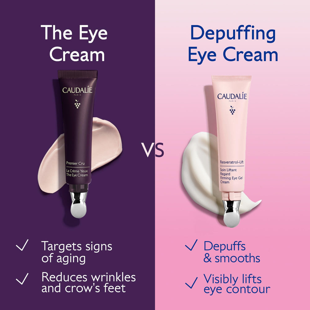 Caudalie Resveratrol-Lift eye gel hydrates with hyaluronic acid to keep the eye area soft.