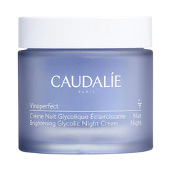 Caudalie Vinoperfect dark-spot night-cream jar targets spots for a brighter complexion.