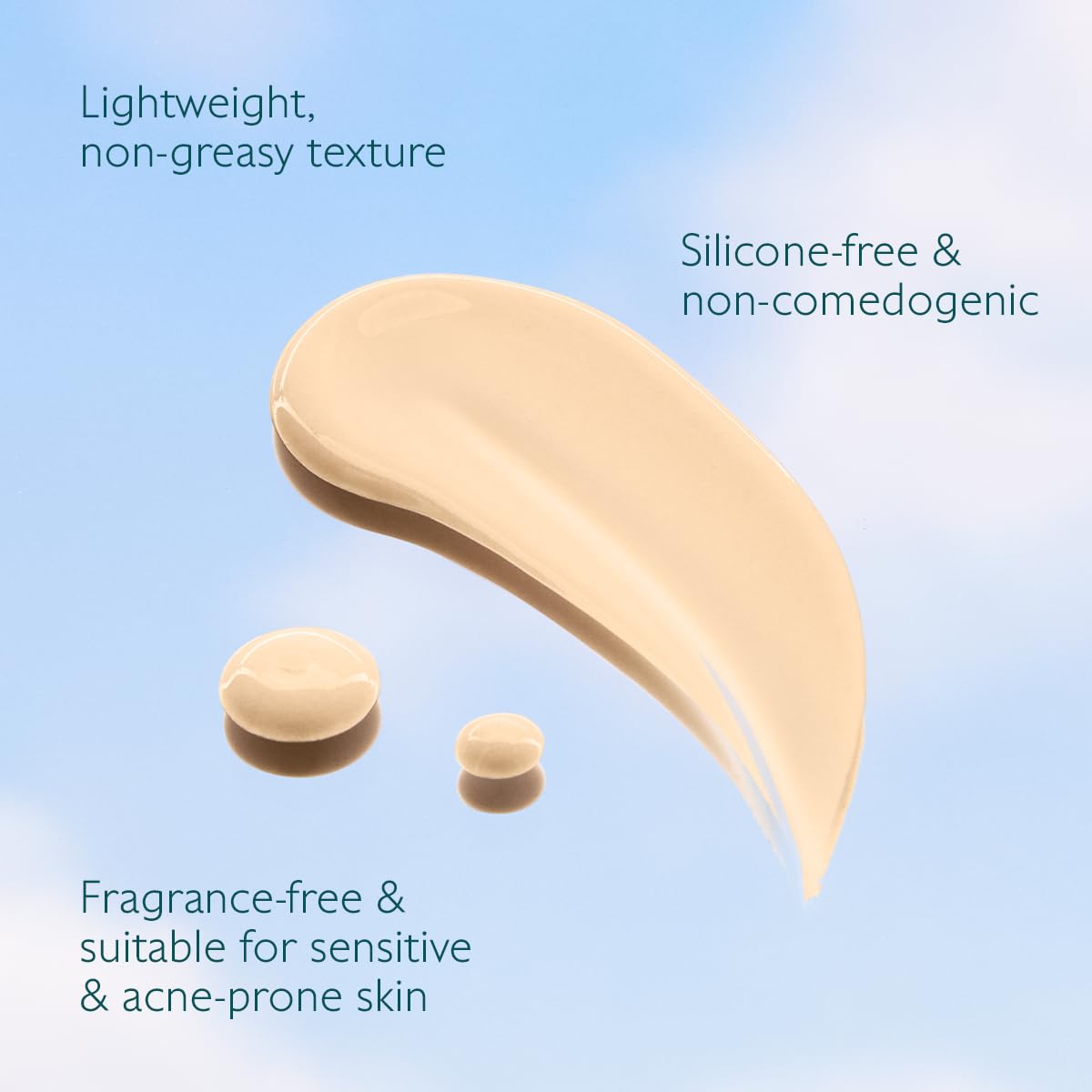 Caudalie Vinosun Protect application by hands demonstrates easy blending.