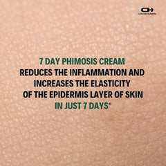 Cause Human 7-Day Phimosis Cream tube closeup highlighting gentle, steroid-free formula