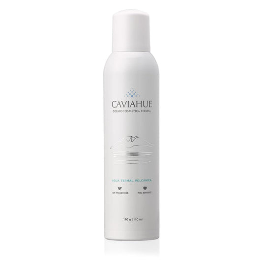 CAVIAHUE Mist on face from Caviahue thermal water spray for calming refreshment