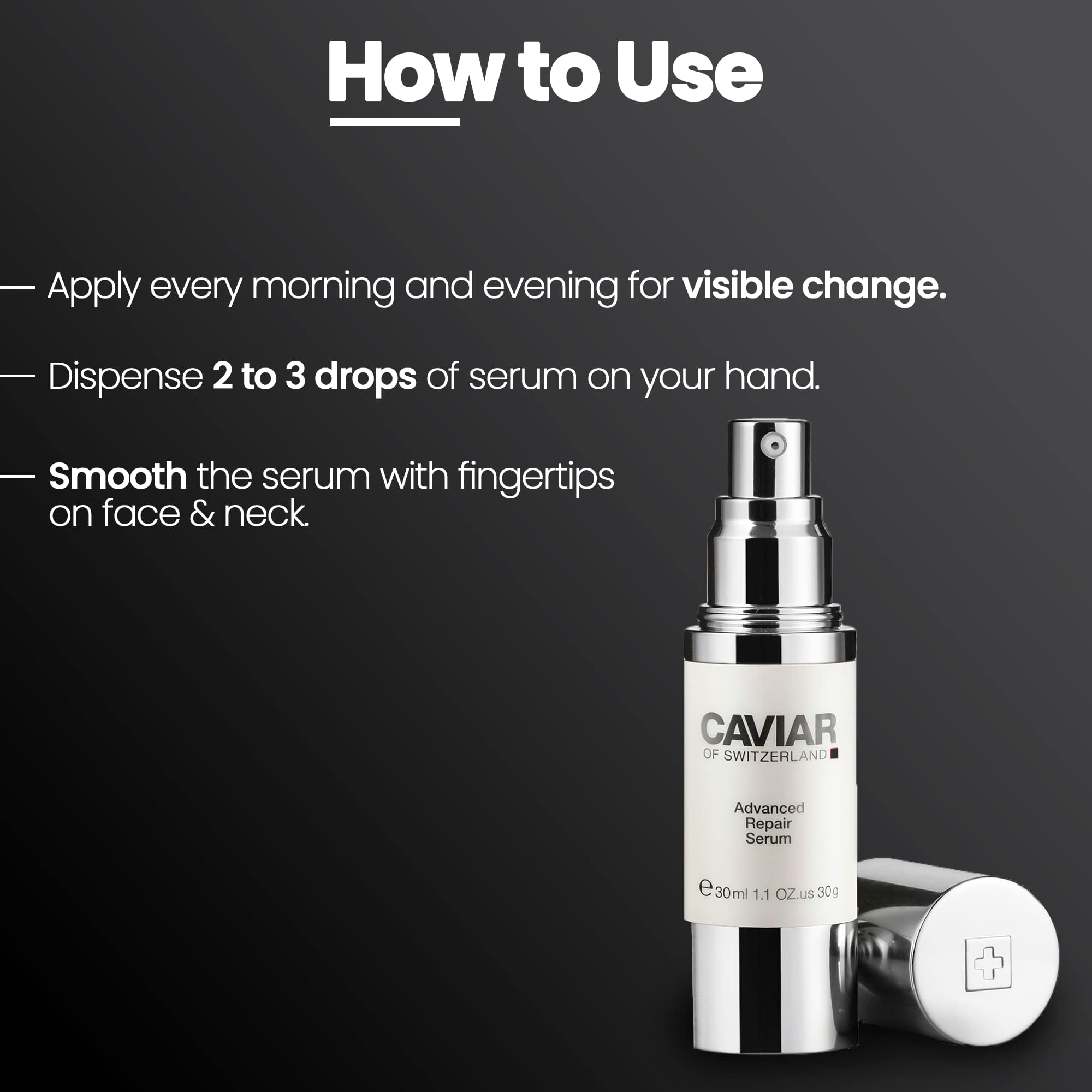 Caviar of Switzerland antioxidant shield protects skin from pollutants