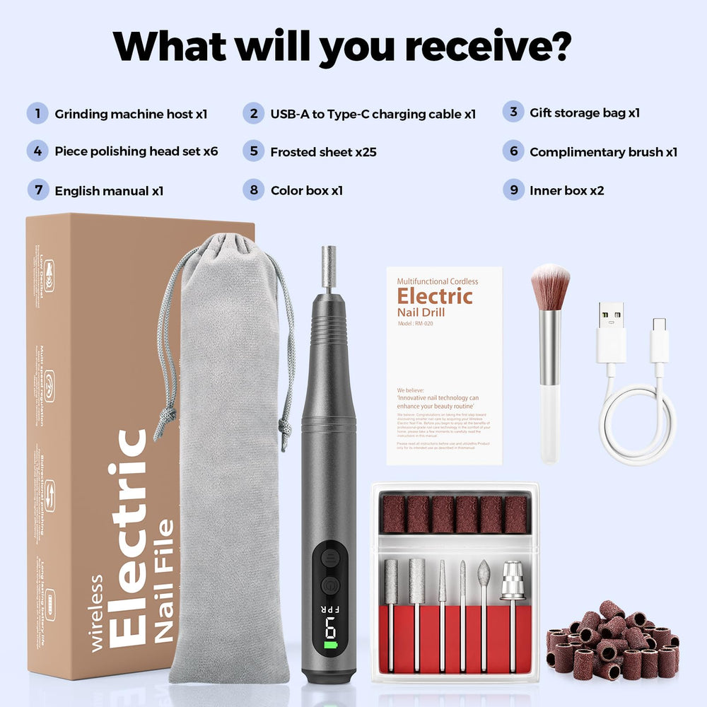 Ccigedy complete salon kit contents for professional home manicures