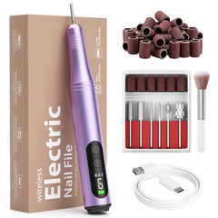 Ccigedy Electric Nail Drill Kit front view for at-home use
