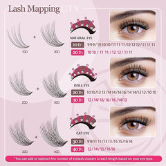CCODDY 0-07mm lash bands blend with natural lashes
