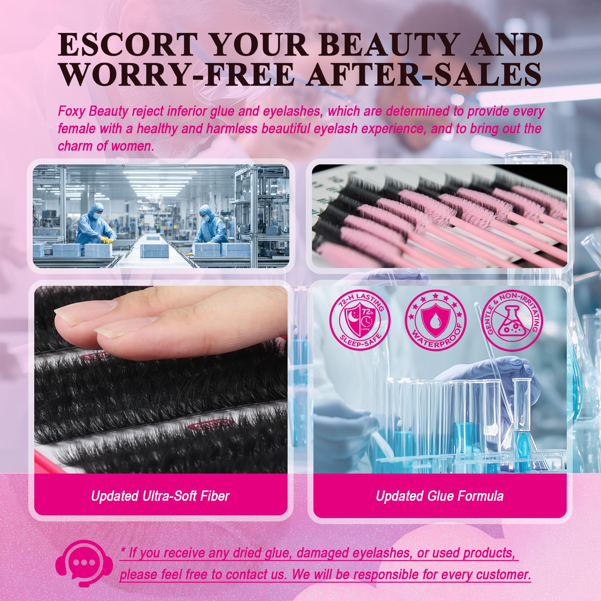 CCODDY Bombshell Plus kit includes glue, sealant, remover, and tools.