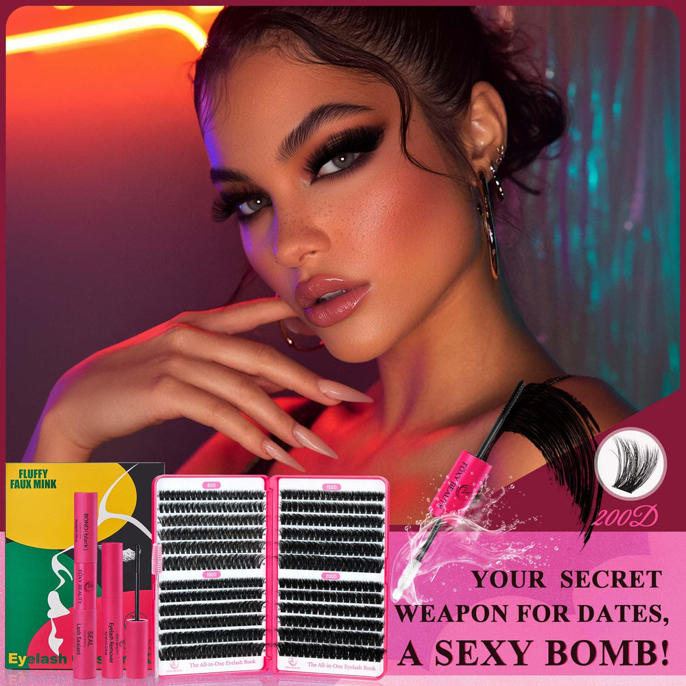 CCODDY Bombshell X ready-to-wear lashes demonstrate fast, seamless application.