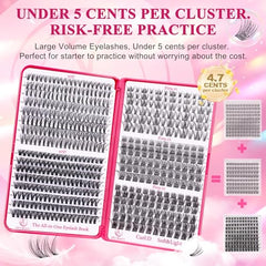CCODDY D-curl lashes delivering lift and open-eye effect.