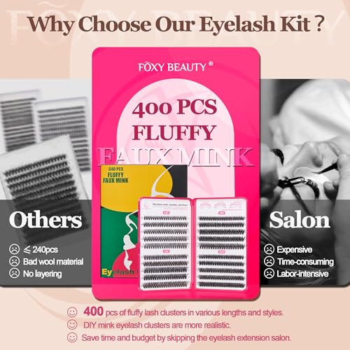 CCODDY Lash Clusters Ultra-Thin Band for comfortable all-day wear.