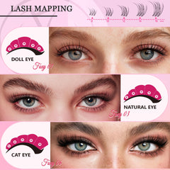 CCODDY Nova 0-05mm invisible band blends seamlessly with natural lash line